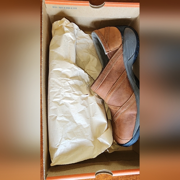 LIKE NEW! Merrell Encore Eclipse comfort shoes in light brown leather sz: 9 - Picture 13 of 14